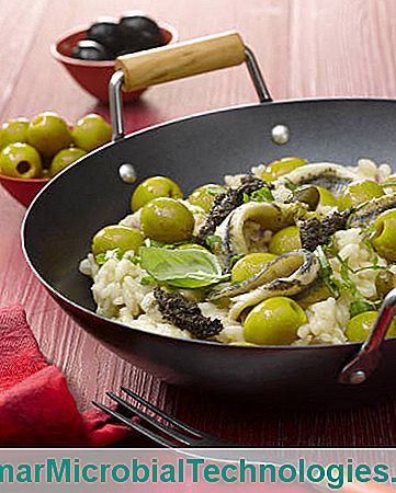 risoto de anchova verde-oliva