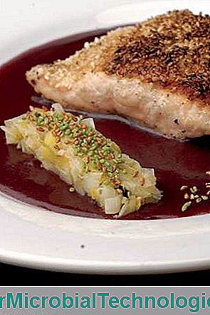 salmon with red wine